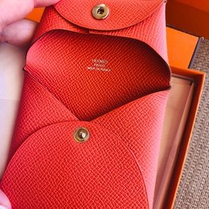 Hermes Karo coin purse pink flamingo epsom